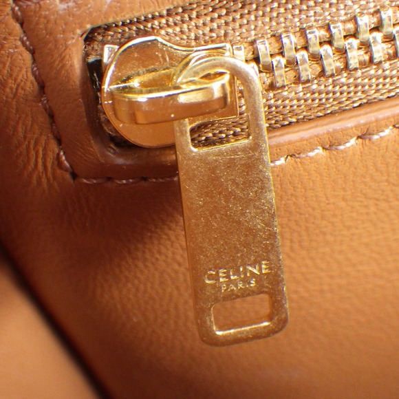 Celine Classic Triomphe Bag Canvas Tan - Picture 16 of 16